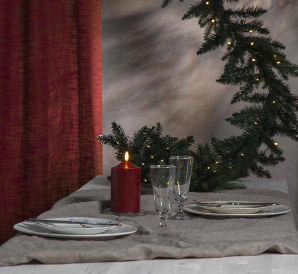 Actual product image Star Trading LED candle FLAME 7.5 cm x 15 cm, dark red (1x)