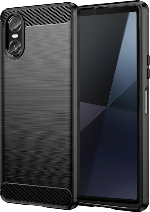 Screenguard Couverture souple carbone brossé (Sony Xperia 10 VI)