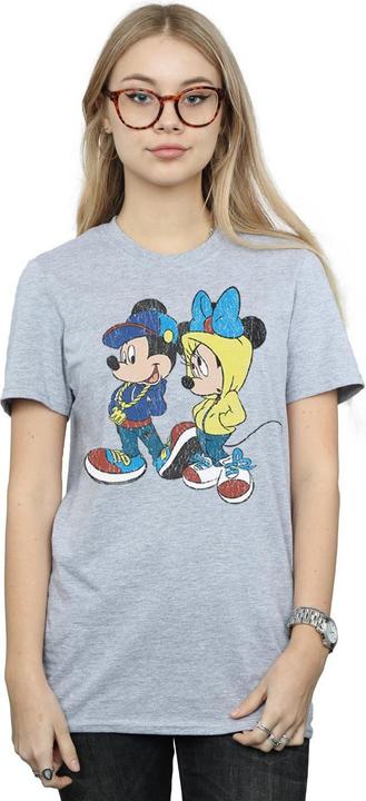 Immagine prodotto Disney Mickey And Minnie Mouse Pose Maglietta Ampia Donna (4XL)