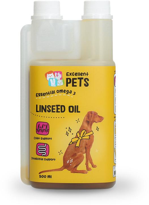 Produktbild Kerbl Linseed Oil (Leinsamenöl) für Hunde (Hund, 500 ml)