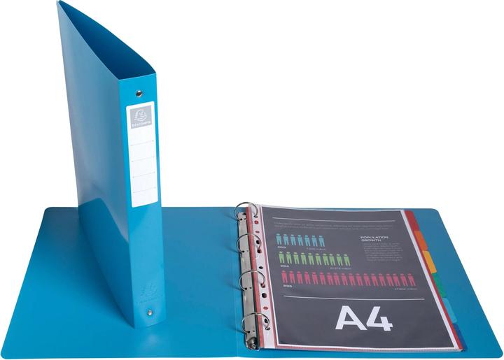 Produktbild Exacompta Ringbuch Set BeeBlue (A4, 40 mm)