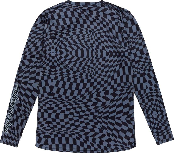 Produktbild Troy Lee Designs Womens Lilium LS Jersey, Twisted Checkers, black/gray, S (S)