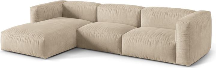 Actual product image Micadoni Modular Left Corner Sofa, "Martina", 3 Seats, 332x176x75 Made in Europe (Corner sofa)