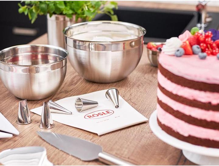 Actual product image Rösle Schüssel-Set mit Frischhaltedeckeln (24 cm, 5.40 l, 4x)