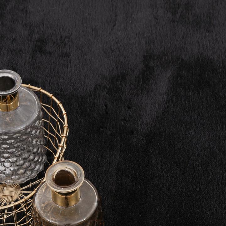 Immagine prodotto Paco Home 1A Teppich Weich Super Soft Wohnzimmer Schwarz - 140x200 (140x200 cm)
