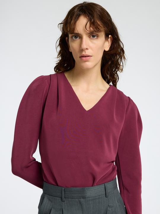 Produktbild Selected Femme Drapiertes Top mit V-Ausschnitt (L)