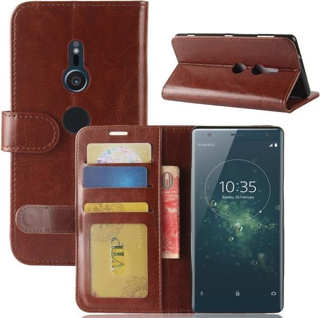 Produktbild MU Classic Crazy Horse Leder Hülle (Sony Xperia XZ2)
