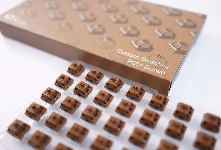 Immagine prodotto Akko CS POM Marrone Interruttori, meccanici, a 3 pin, tattili, MX-Stem, 40g - 45 pezzi