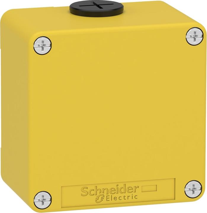 Produktbild Schneider Electric XAPK11 Leergehäuse XAP Metall gelb für Not-Aus/Ha - CSA (Gehäuse)