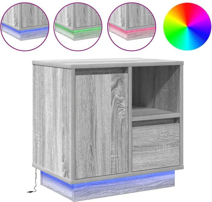 Actual product image vidaXL Nachttisch (34.50 x 50 x 50 cm)