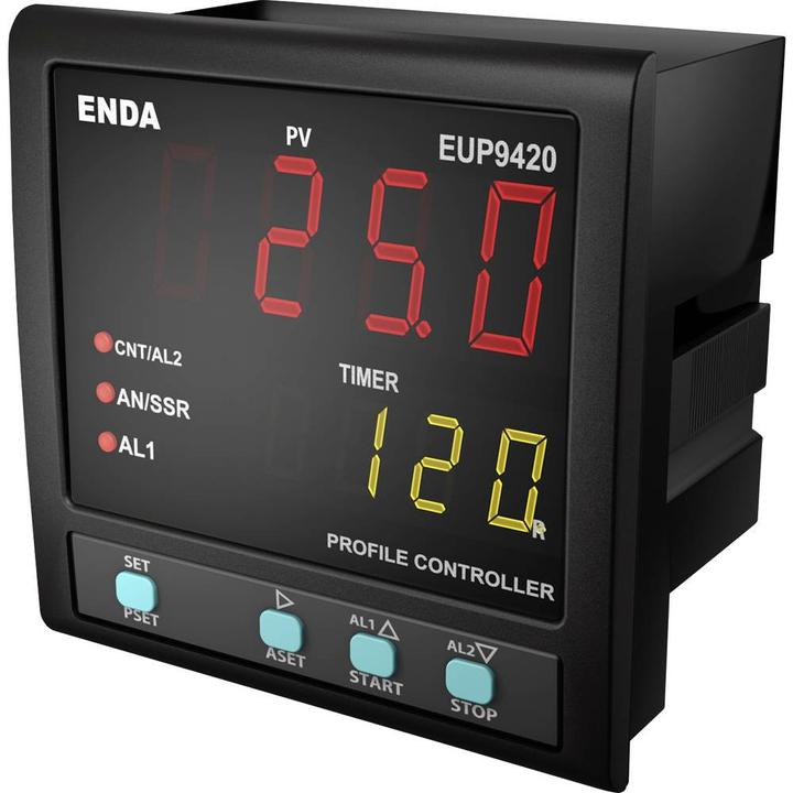 Actual product image Enda EUP9420-230 PID universal controller Pt100, J, K, L, T, S, R SSR, relay 8A (W x H) 96mm x 96mm