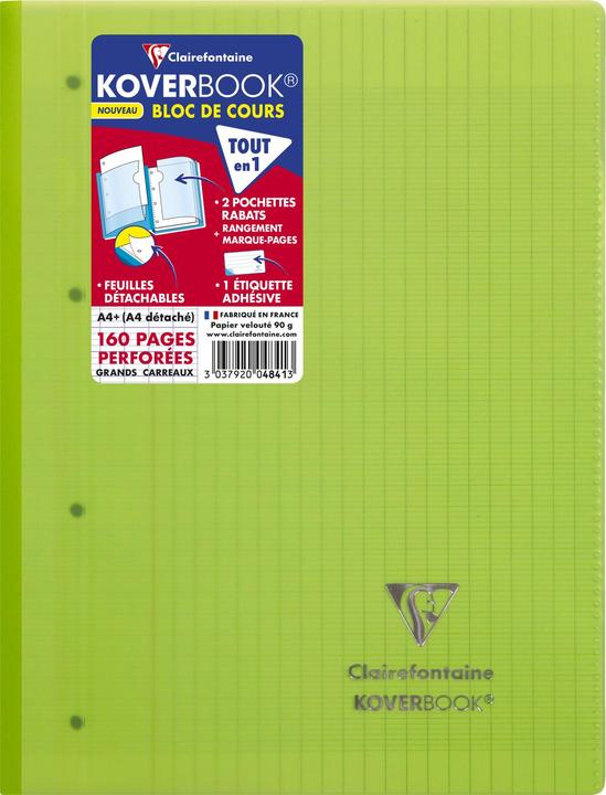 Actual product image Clairefontaine Koverbook (A4+, Lined, Hardcover)