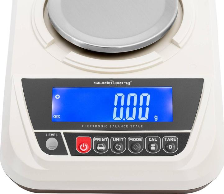 Actual product image Steinberg Precision Scale - 1000 g / 0.01 g - Ø 130 mm - LCD