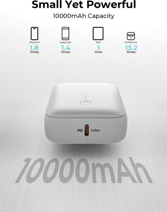 Produktbild Aukey Spark Mini (10000 mAh, 20 W, 37 Wh)