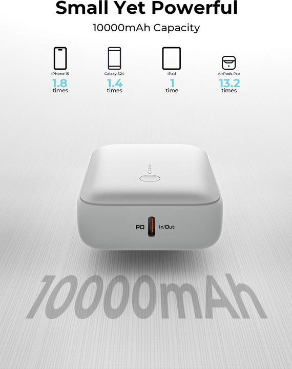 Image du produit Aukey Spark Mini (10000 mAh, 20 W, 37 Wh)