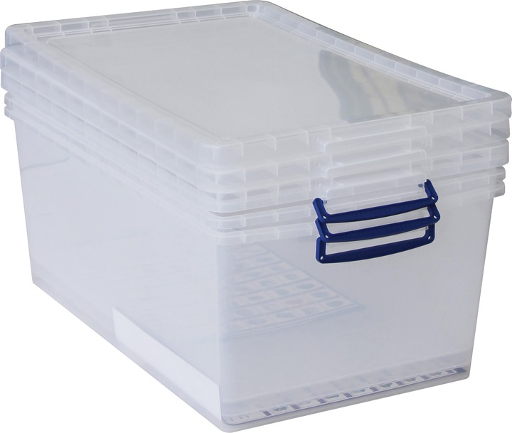 Image du produit Really Useful Box Coffret plastique de 3 (70 x 44 x 28 cm, 62 l)