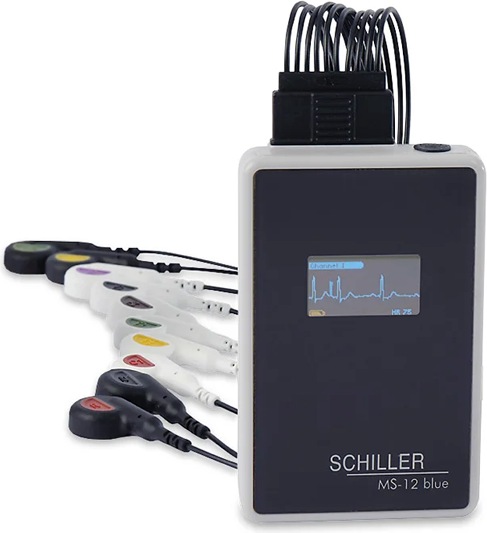 Produktbild Digitales Ruhe-EKG CS104 MS12 Blue - Mit Dolmetschoption