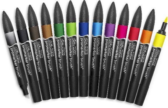 Produktbild Winsor & Newton Brush marker 12+1 lebendige Töne (12x)