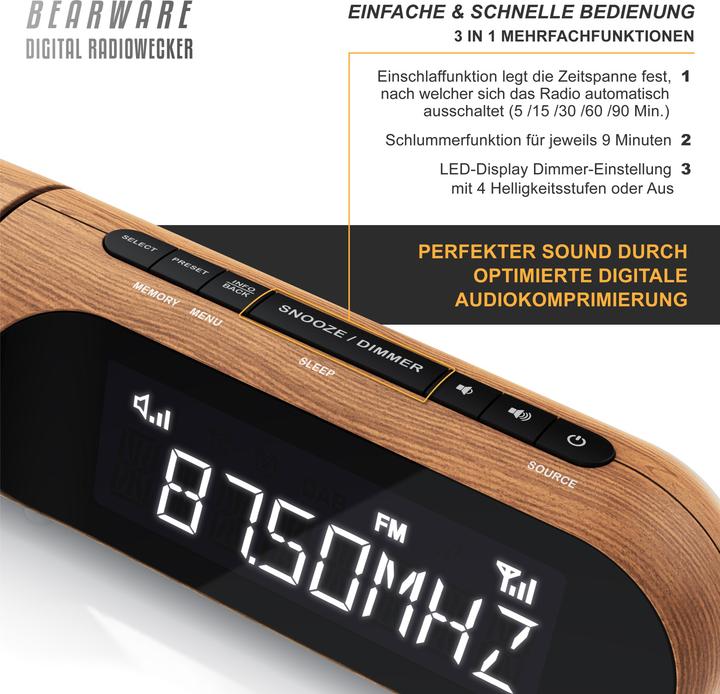Produktbild Bearware Projektionswecker