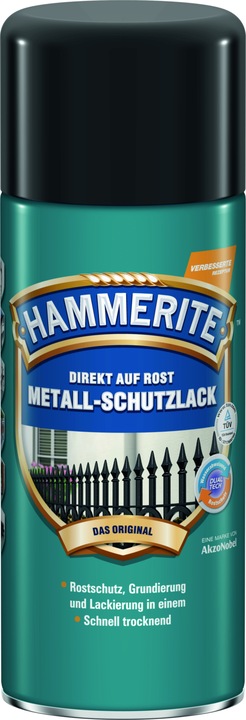 Produktbild Hammerite Metall-Schutzlack (400 ml, Matt Schwarz)