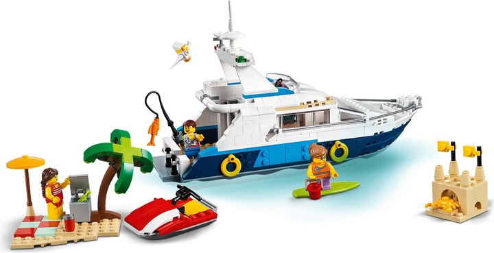 Produktbild LEGO Abenteuer auf der Yacht (31083, LEGO Creator 3-in-1)