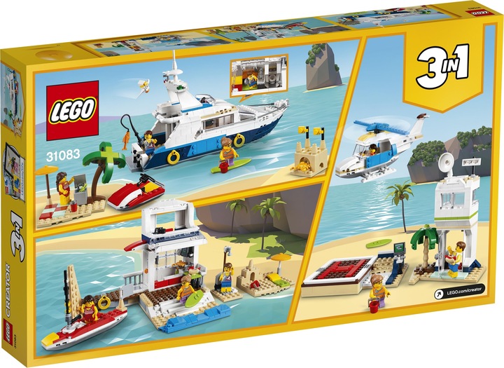 Produktbild LEGO Abenteuer auf der Yacht (31083, LEGO Creator 3-in-1)