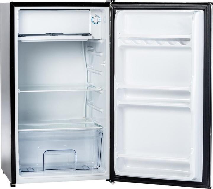 Actual product image Ravanson LKK-90S Fridge Freezer Freestanding 91 l F Black Silver (91 l)