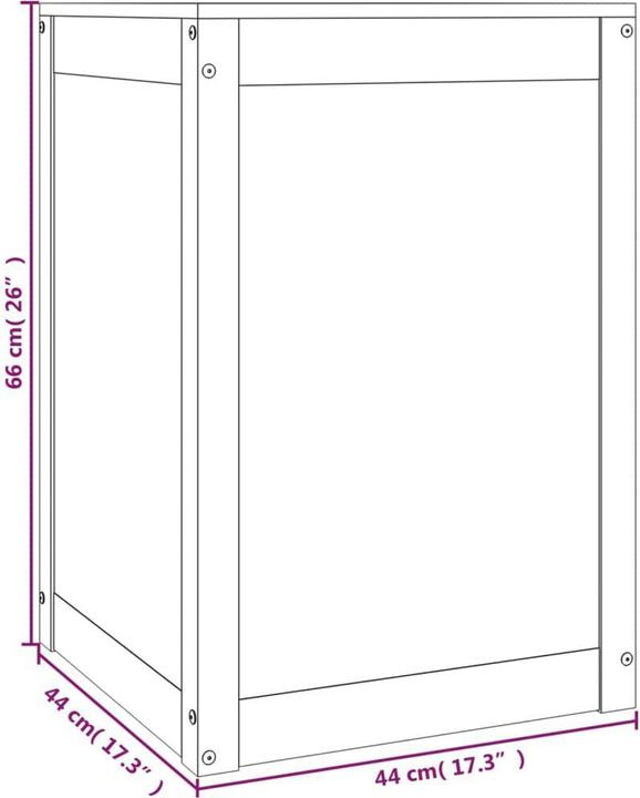 Image du produit vidaXL Wäschetruhe