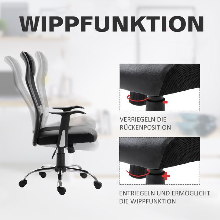 Actual product image Vinsetto Office chair ergonomic