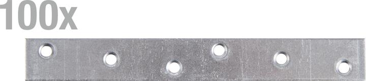 Immagine prodotto GAH Connettore piatto Lunghezza 60 mm Larghezza 14 mm Spessore 1,75 mm Acciaio zincato sendzimir Numero (Connettori piatti, 1 pz.)