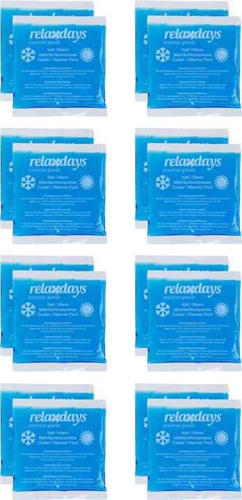 Actual product image Relaxdays 16x cooling pad (16 x, 140 g)