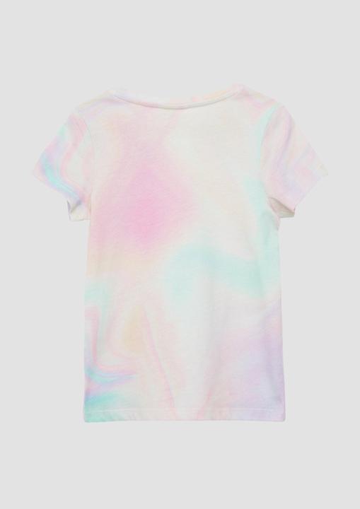 Produktbild S.Oliver T-Shirt Baumwoll-T-Shirt mit Farbverlauf (104, 110)