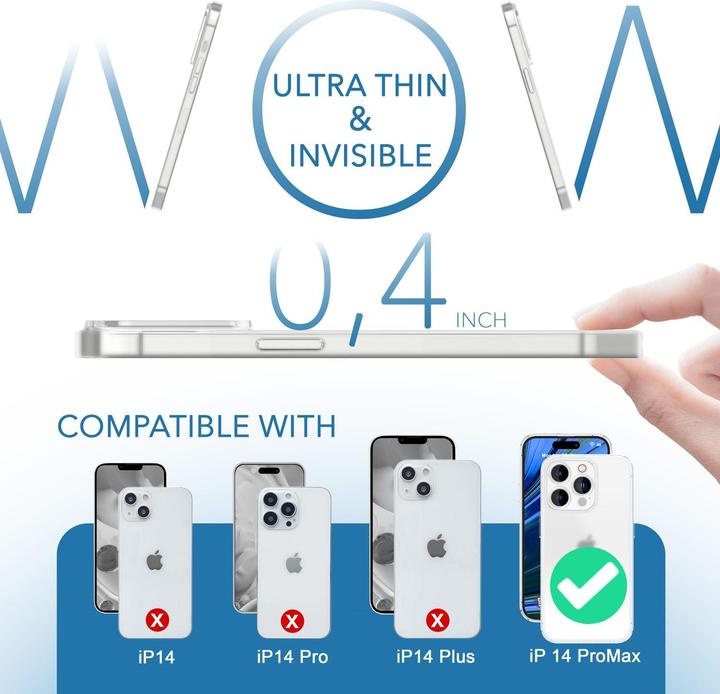 Image du produit Nalia Étui rigide mat extrêmement fin de 0,3 mm d'épaisseur (Apple iPhone 14 Pro Max)