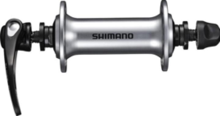 Produktbild Shimano VR-Nabe Tiagra HB-RS400 100 mm 36-Loch QR silber Box (Felgenbremse)