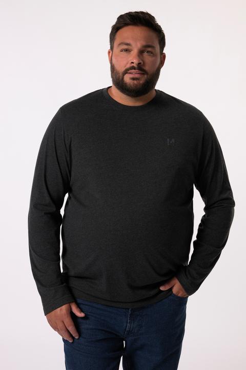 Produktbild Men+ Langarmshirt, Bauchfit, Spezialschnitt, Basic, Rundhals, bis 10 XL (4XL)