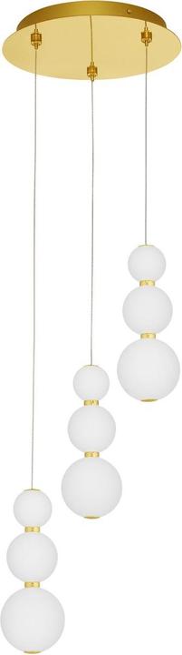 Actual product image Nova Luce PERLA LED pendant light gold 23W warm white 150x31cm dimmable 9695242
