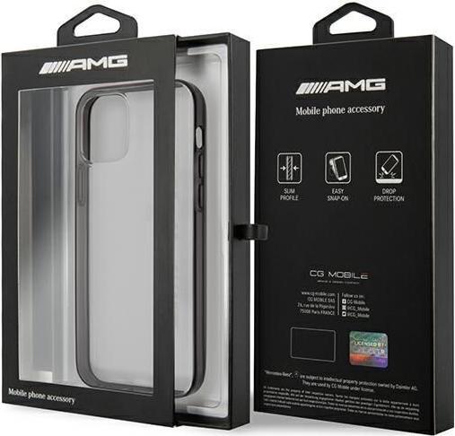 Immagine prodotto Mercedes AMG AMHCP12LAESLBK Custodia rigida trasparente per iPhone 12 Pro Max verniciata metallizzata (Apple iPhone 12 Pro Max)