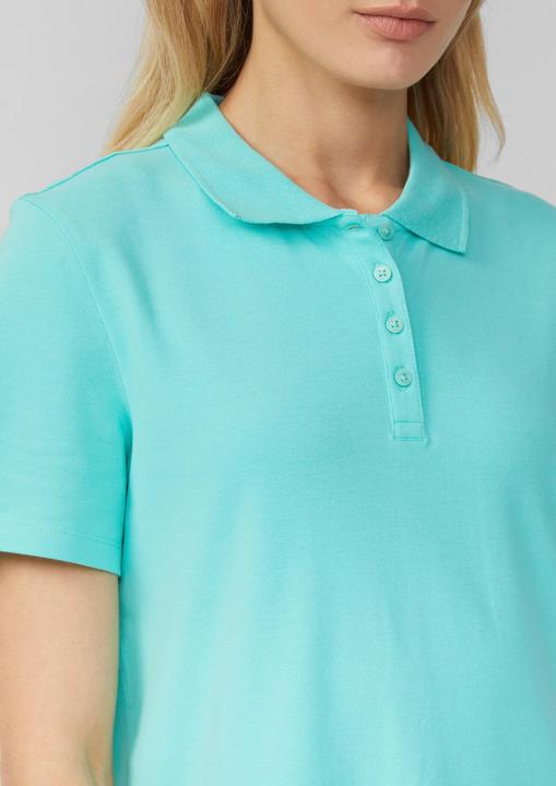 Produktbild S.Oliver Polo-Shirt Verkürztes Poloshirt aus Baumwollpiqué (42)