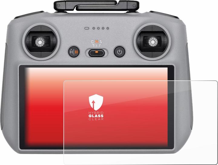 Actual product image upscreen Scratch Shield Glass (Drone display protection, DJI RC 2)