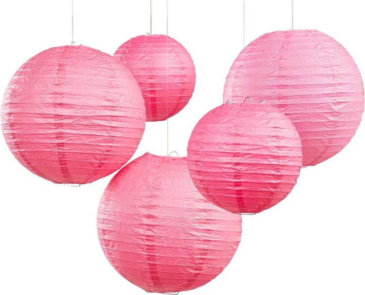 Actual product image Ginger Ray Paper lantern pink