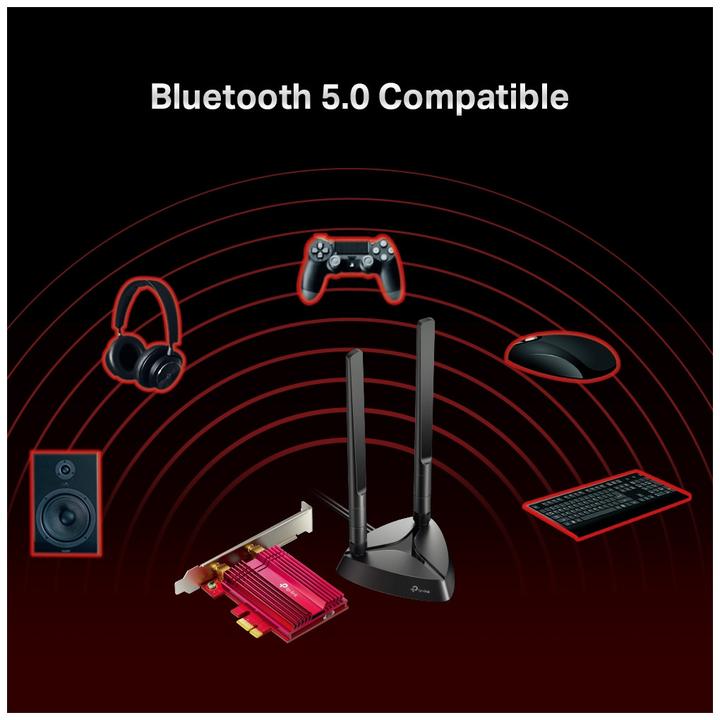 Immagine prodotto TP-Link Adattatore Archer TX3000E Wi-Fi 6 PCIe AX3000 Bluetooth 5.0 (Mini PCI Express)
