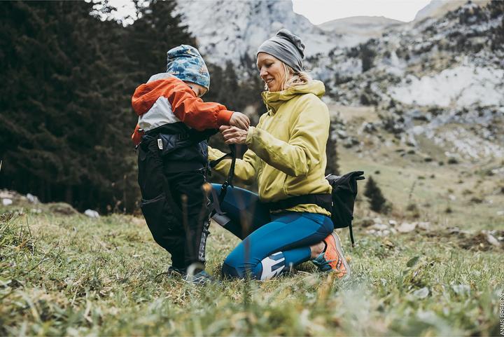 Actual product image Mero Mero Onsen Baby Carrier