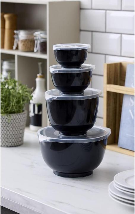 Actual product image Rosti NEW Margrethe set 8-piece 0.25 + 0.5 + 1.5 + 3 L black (0.25 l, 8x)