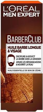 Actual product image L'Oréal Paris Men Expert BarberClub Long Beard and Face Oil for Men with Cedarwood Essential Oil 30ml (30 ml)