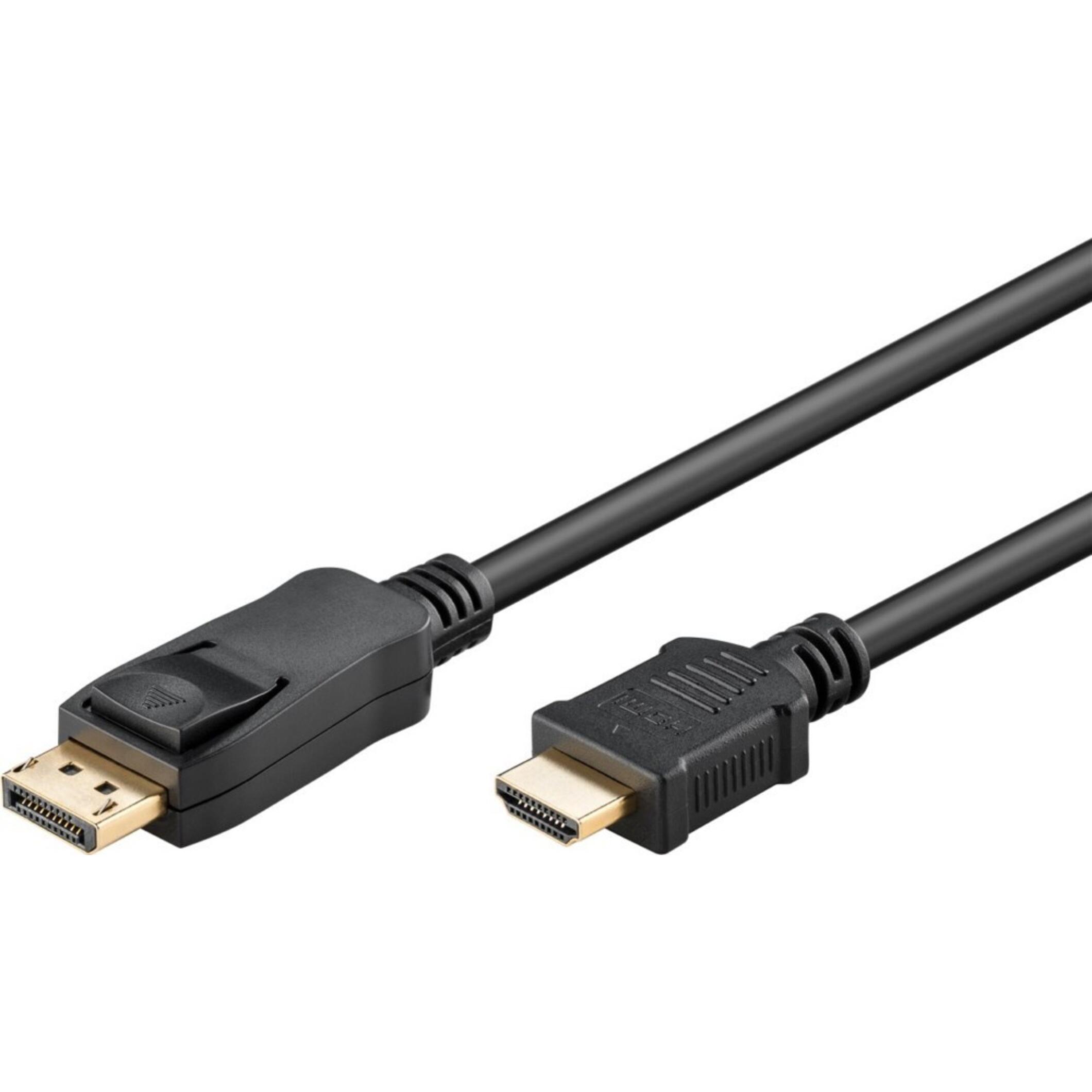 Goobay DisplayPort-auf-HDMI-Adapterkabel (3 m, DisplayPort), Video Kabel