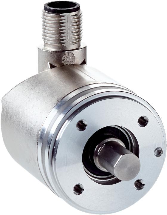 Actual product image Sick AHS/AHM36 Series Absolute Encoder, 4096 ppr, SSI Signal, Solid Type, 6mm Shaft