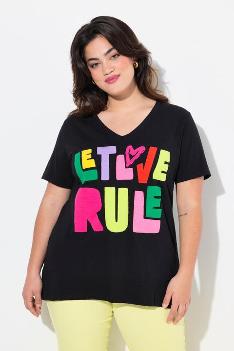 Immagine prodotto Angel of Style T-Shirt, A-Linie, LOVE Flockprint (46)