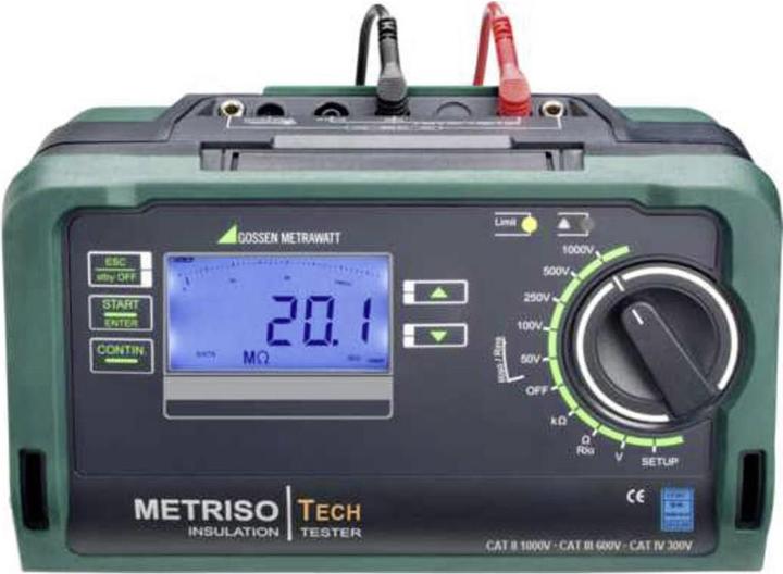 Produktbild Gossen Metrawatt METRISO TECH - Set I (CAT III 600V, CAT IV 300V, Tisch-Multimeter)