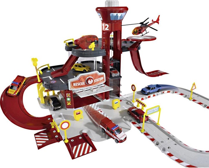 Produktbild Majorette Creatix Rescue Center mit Fahrzeugen