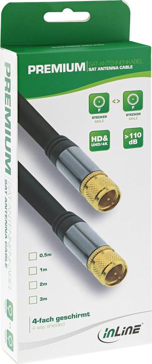 Produktbild InLine Premium SAT-Kabel (110 dB, Antennenkabel)